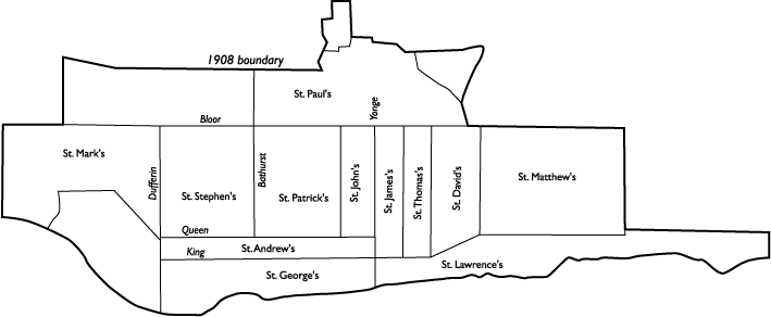 Toronto's Old Wards - pre 1891